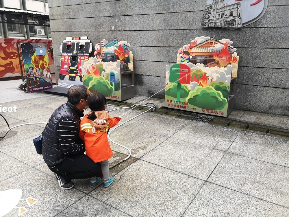 消防博物館│新竹免費親子景點，新竹免門票景點，讓小孩體驗當消防員吧！