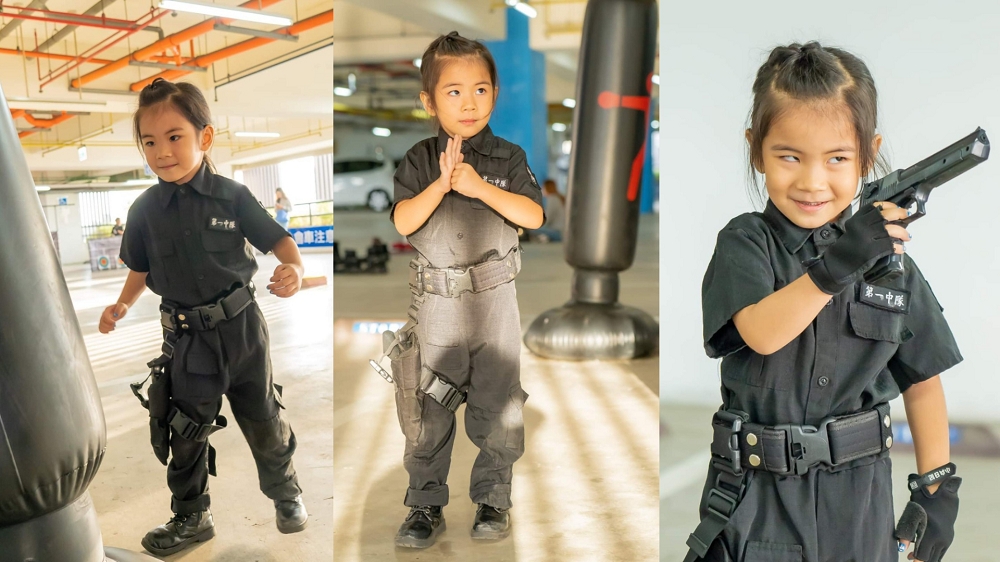 小兵日記兒童軍事體驗營 小孩角色扮演 小孩cosplay 小孩 憲兵特勤隊
