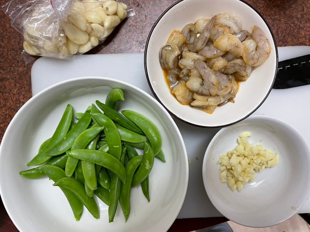 甜豆炒蝦仁 簡易食譜 簡單食譜 大象發福廚房食譜 蝦仁食譜 甜豆食譜