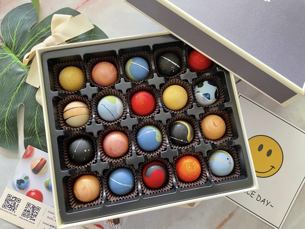 Cona’s 妮娜巧克力｜星座巧克力是絕佳的送禮禮盒，打入國際市場的台灣在地巧克力品牌！
