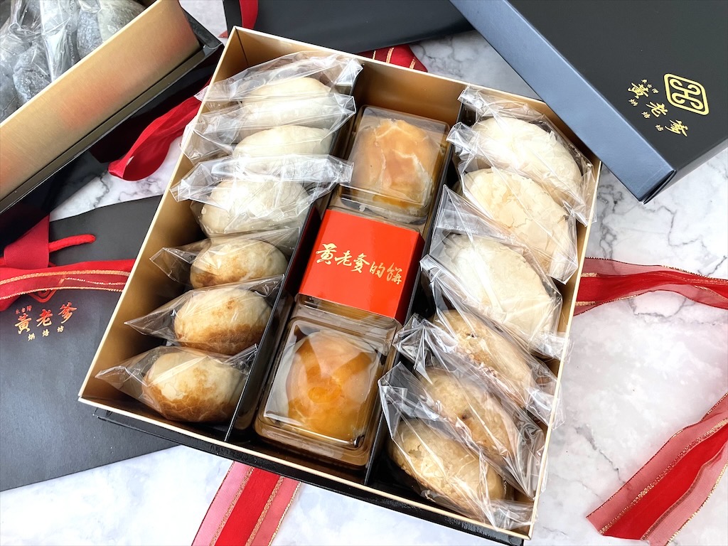 東台灣黃老爹烘焙坊｜每次中秋都爆單的台東蛋黃酥，送禮直接綜合禮盒買起來！