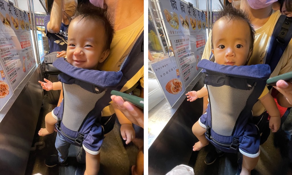 愛觀察的寶寶-寶寶輕量氣墊揹帶推薦-嬰兒輕量揹帶 